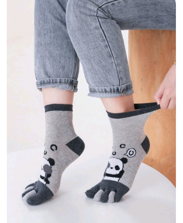 Чорапи с пръсти панда 362